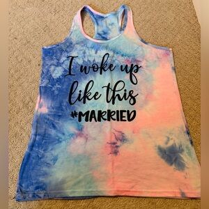 #married tank top